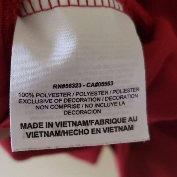 Nike Golf Mens Therma-Fit Pullover Sweatshirt Large Red - Picture 5 of 7